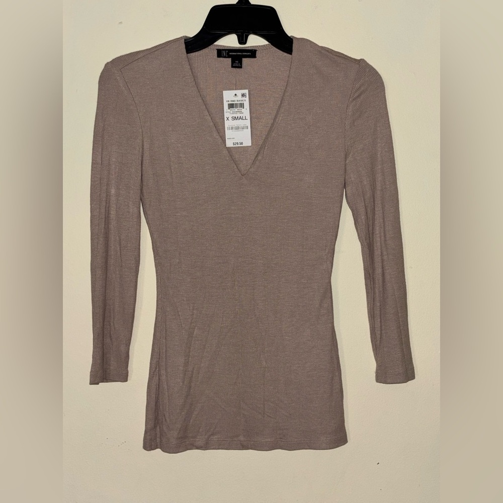 INC International Concepts Toasted Twine Top